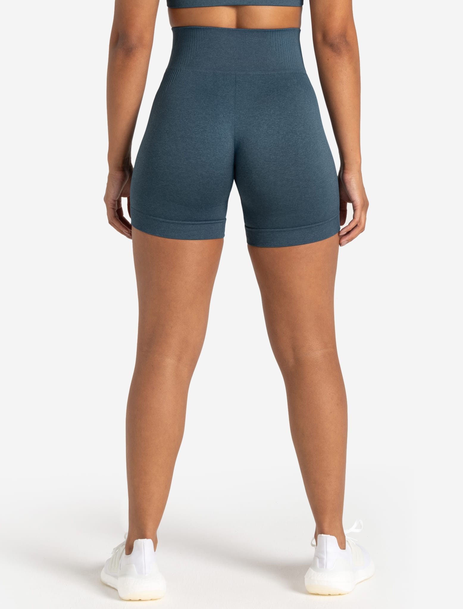 ADAPT 2.0 Seamless Shorts - Petrol Blue Pursue Fitness 2